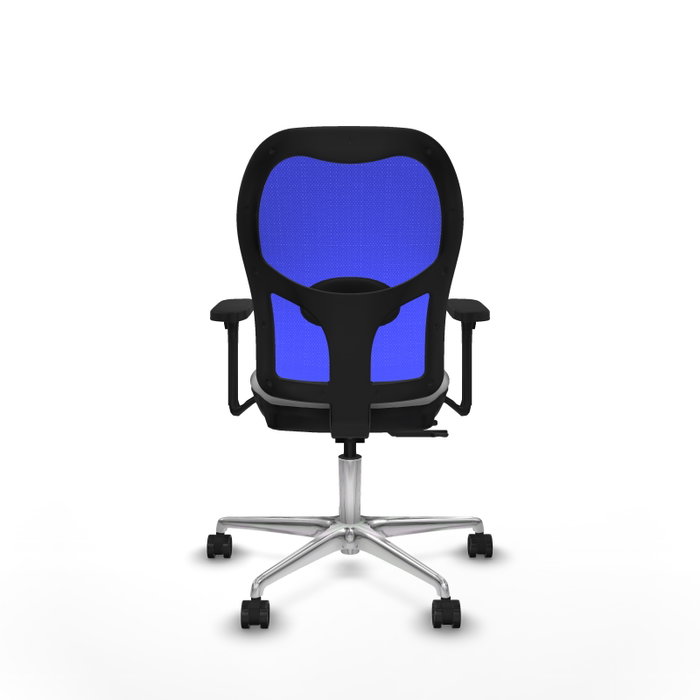 PIQUERAS Y CRESPO Silla de oficina Jorquera con mecanismo Sincro/Traslack, Gris claro y Azul PIQUERAS Y CRESPO Silla de oficina Jorquera con mecanismo Sincro/Traslack, Gris claro y Azul