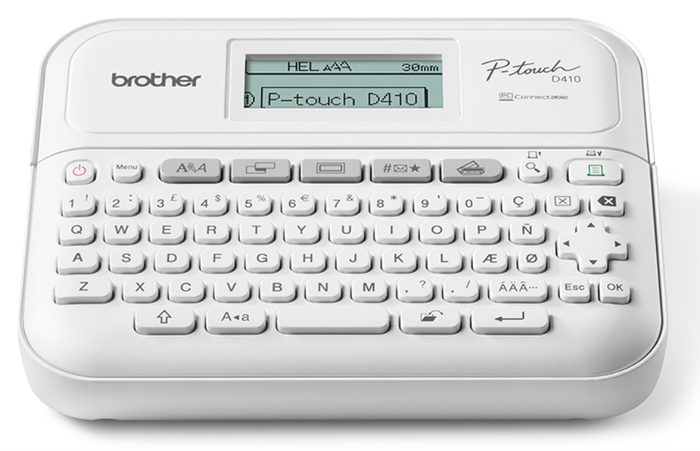 Brother PT-D410 Rotuladora Electrónica de Sobremesa con Conexión a PC Brother PT-D410 Rotuladora Electrónica de Sobremesa con Conexión a PC