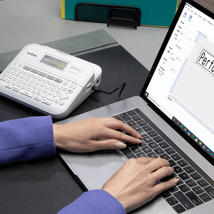 Brother PT-D410 Rotuladora electrónica de sobremesa con conexión a PC
