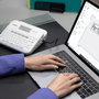 Brother PT-D410 Rotuladora electrónica de sobremesa con conexión a PC