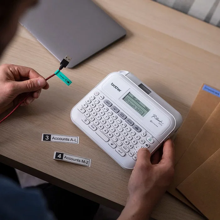 Brother PT-D410 Rotuladora electrónica de sobremesa con conexión a PC