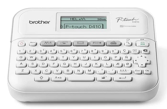 Brother PT-D410 Rotuladora electrónica de sobremesa con conexión a PC