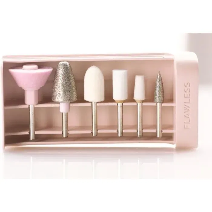 Flawless Finish Lima de Uñas Eléctrica FLA5010724544884 - Kit de Manicura Profesional para Experiencia en el Hogar