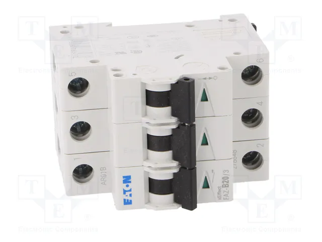EATON ELECTRIC FAZ-B20/3 Interruptor Magnetotérmico 20A 3 Polos