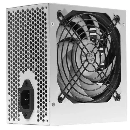 Mars Gaming MPIII650W Fuente de Alimentación 650W ATX 80 Plus Blanca - Ventilador 120mm AI-RPM, Cables Planos, APFC 99%, 5 Años Garantía