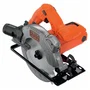 Black & Decker Sierra Circular CS1250LK 1250W 66mm con Láser, Guía Paralela y Estuche de Transporte