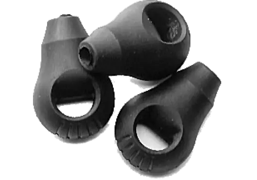 PEARL Juego de 3 Pies de Goma con Suspensión de Aire para Vehículos - Dimensiones: 11.5 x 8 x 3 cm