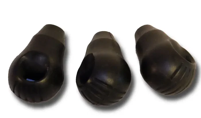 PEARL Juego de 3 Pies de Goma con Suspensión de Aire para Vehículos - Dimensiones: 11.5 x 8 x 3 cm