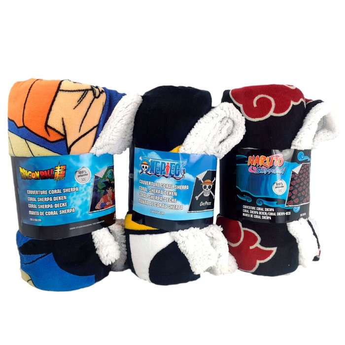 TOEI ANIMATION Manta Coralina Sherpa Dragon Ball Z 120x150cm