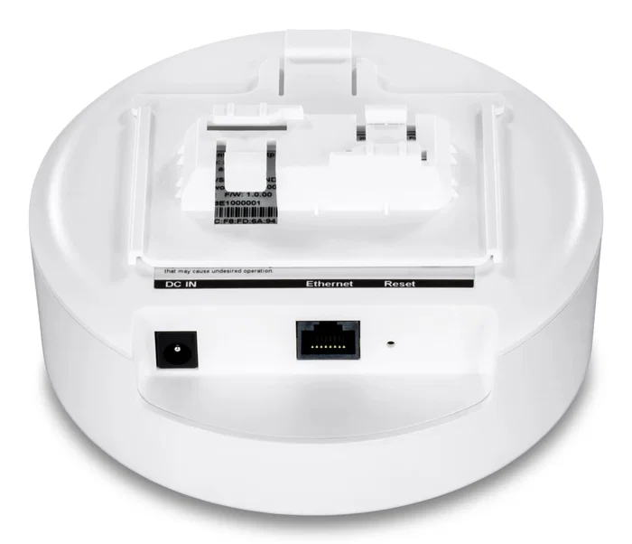 TRENDNET TEW-823DAP Punto de Acceso WiFi AC1300 (1267 Mbps) Interiores, Blanco, Dual-Band 2.4/5 GHz, PoE, MU-MIMO, 16 SSID, WPA3, Techo/Pared
