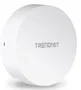 TRENDNET TEW-823DAP Punto de Acceso WiFi AC1300 (1267 Mbps) Interiores, Blanco, Dual-Band 2.4/5 GHz, PoE, MU-MIMO, 16 SSID, WPA3, Techo/Pared