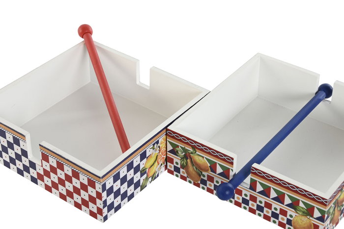 DKD Home Decor Servilletero Limones Sicilia 2024 - Pack de 2 DKD Home Decor Servilletero Limones Sicilia 2024 - Pack de 2