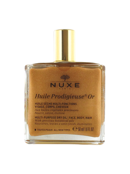 Nuxe Huile Prodigieuse Or Dry Oil Gold Aceite Seco Multiusos Dorado 50 mL Nuxe Huile Prodigieuse Or Dry Oil Gold Aceite Seco Multiusos Dorado 50 mL