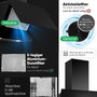 Bomann DU 7607 G Campana extractora vertical negro mate 60 cm