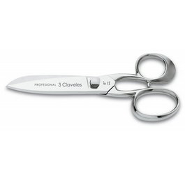 Sanson Tijera Oficio 20 cm - Acero Inoxidable - Para Cocina y Oficina