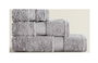 DKD Home Decor Toalla de Mano de Algodón Gris Claro 30x50 cm
