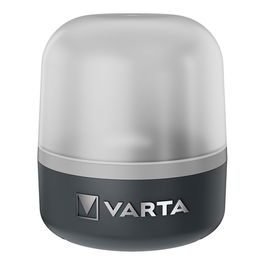 Varta Linterna Dinamo USB C, Linterna Exterior Compacta con Manivela, IP54, 3 Modos de Luz, Gancho Integrado