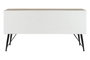 DKD Home Decor Mueble TV Arabe Natural Blanco 120 x 61 x 40 cm