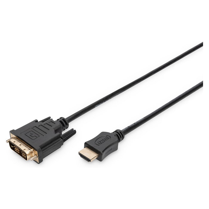 Digitus Cable Adaptador HDMI a DVI-D 2m Negro