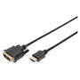 Digitus Cable Adaptador HDMI a DVI-D 2m Negro