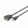 Digitus Cable Adaptador HDMI a DVI-D 2m Negro