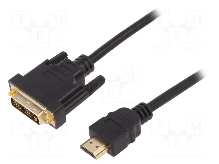 Digitus Cable Adaptador HDMI a DVI-D de 2m Negro