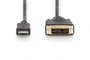 Digitus Cable Adaptador HDMI a DVI-D 2m Negro