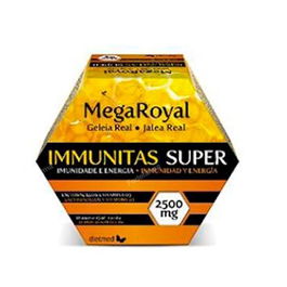 DIETMED Immunitas Super 20Amp. Vitaminas B, C, D y Zinc para el Sistema Inmunitario y Reducción del Cansancio
