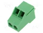PHOENIX CONTACT SMKDS2.5/2-5.08 Listón para impresión de alimentación 20A 400V verde