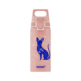 SIGG WMB ONE My Universe Kinder Trinkflasche 0.6 l (600 ml) Botella Agua para Niños Aluminio Azul Rosa Sin BPA