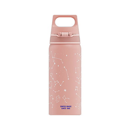 SIGG WMB ONE My Universe Kinder Trinkflasche 0.6 l (600 ml) Botella Agua para Niños Aluminio Azul Rosa Sin BPA SIGG WMB ONE My Universe Kinder Trinkflasche 0.6 l (600 ml) Botella Agua para Niños Aluminio Azul Rosa Sin BPA