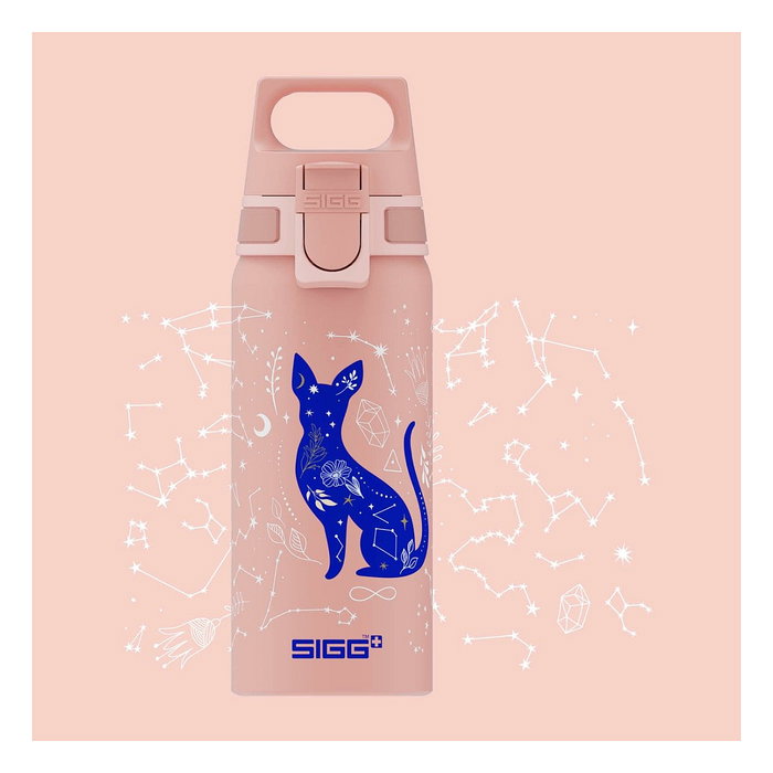 SIGG WMB ONE My Universe Kinder Trinkflasche 0.6 l (600 ml) Botella Agua para Niños Aluminio Azul Rosa Sin BPA SIGG WMB ONE My Universe Kinder Trinkflasche 0.6 l (600 ml) Botella Agua para Niños Aluminio Azul Rosa Sin BPA
