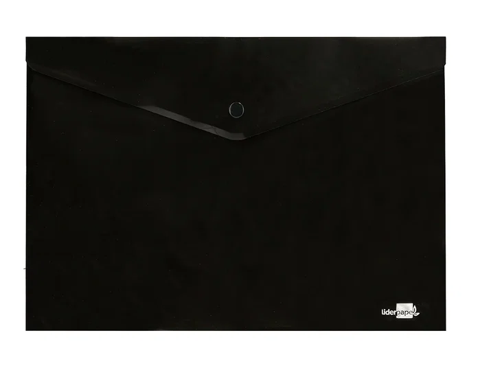 Liderpapel Carpeta Dossier con Broche Negro Opaco DIN A4 Liderpapel Carpeta Dossier con Broche Negro Opaco DIN A4