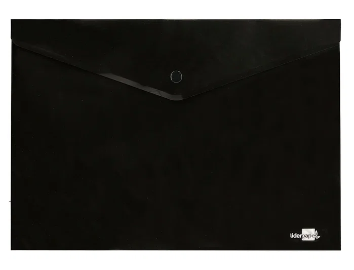 Liderpapel Carpeta Dossier con Broche Negro Opaco DIN A4 Liderpapel Carpeta Dossier con Broche Negro Opaco DIN A4