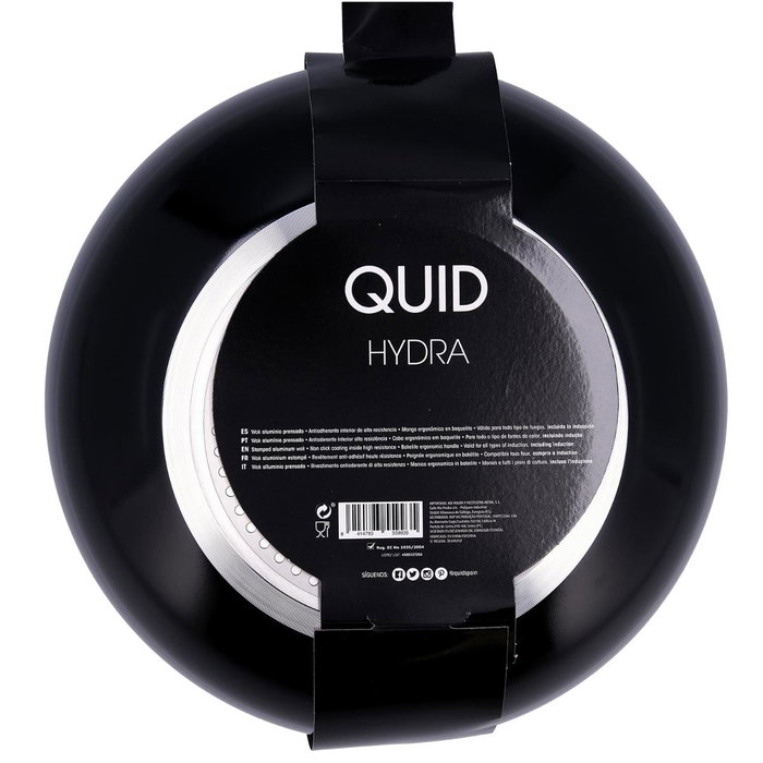 Quid Wok Aluminio Estampado Hydra 28 cm (6 Unidades) Quid Wok Aluminio Estampado Hydra 28 cm (6 Unidades)