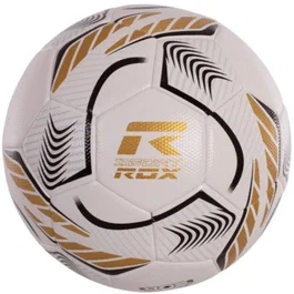 Rox Sport Balón de fútbol R-Command Blanco y Dorado Talla 5