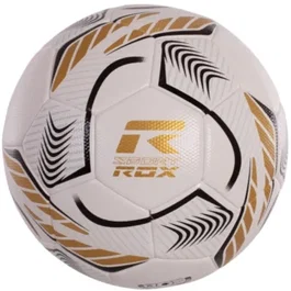 Rox Sport Balón de Fútbol R-Comand Blanco y Dorado
