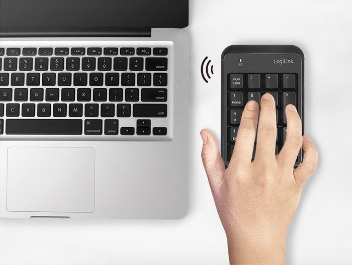 Logilink ID0201 Teclado Numérico Bluetooth 5.1 Negro Logilink ID0201 Teclado Numérico Bluetooth 5.1 Negro