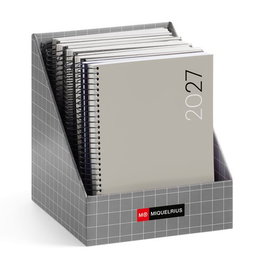 MIQUELRIUS Agenda Anual 2027 City Plus Assortiment Catalán con Expositor de 10