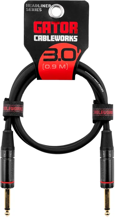 CABLEWORKS Cable de instrumento jack/jack - 90 cm