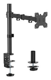 AISENS - SOPORTE DE MESA ECO GIRATORIO E INCLINABLE PARA MONITOR/TV 10KG (3 PIVOTES, 1 BRAZO) DE 17-32, NEGRO