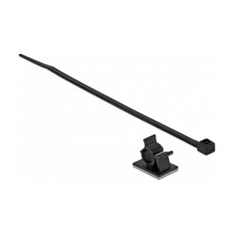 DeLOCK 18878 Abrazadera para cables 25 x 18 mm con bridas negras