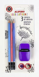 Lapiz De Grafito Alpino Color Experience Blister De 3 (Set de 12)