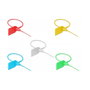 DeLOCK 18827 Bridas reutilizables con campo de etiquetado 250 x 2,7 mm Colores surtidos