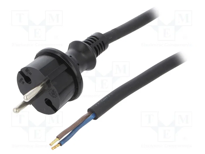 PLASTROL Cable de Alimentación H07RN-F 2x1,5mm2 2m PLASTROL Cable de Alimentación H07RN-F 2x1,5mm2 2m
