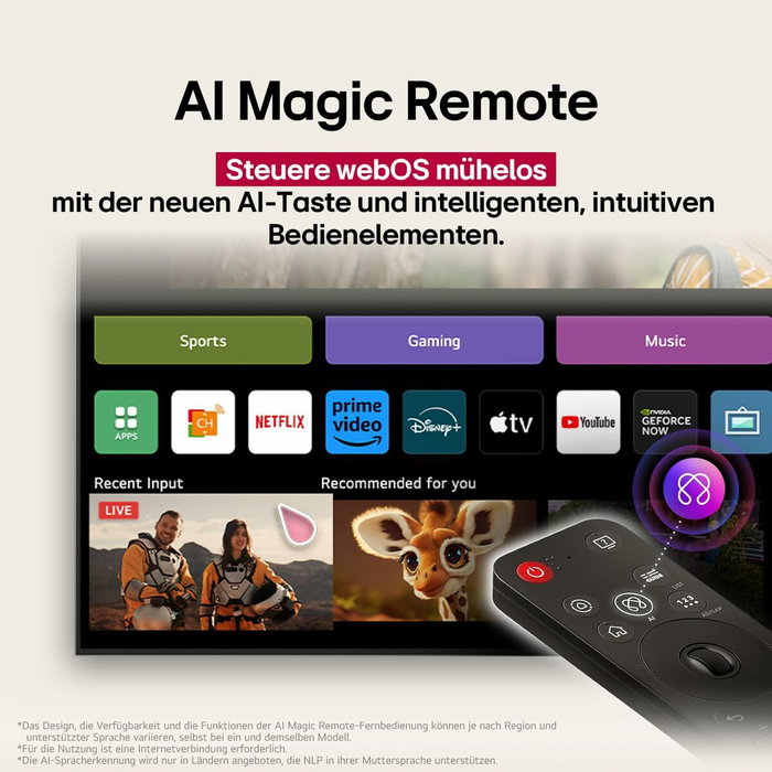 LG 43QNED82A6B Smart TV QNED 43 pulg. 4K Ultra HD