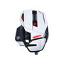 MadCatz R.A.T. 6+ Ratón óptico de juego Blanco