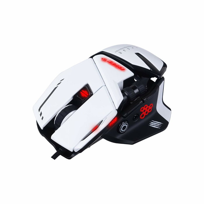 MadCatz R.A.T. 6+ Ratón óptico de juego Blanco