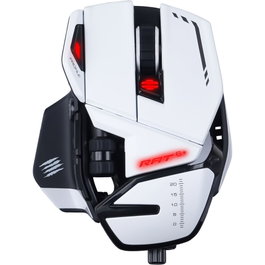 MadCatz R.A.T. 6+ Ratón óptico de juego Blanco