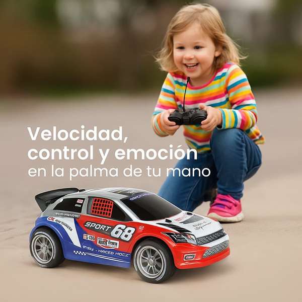 JugaToys Max Buggy Coche radio control 27MHz escala 1:16 Gris